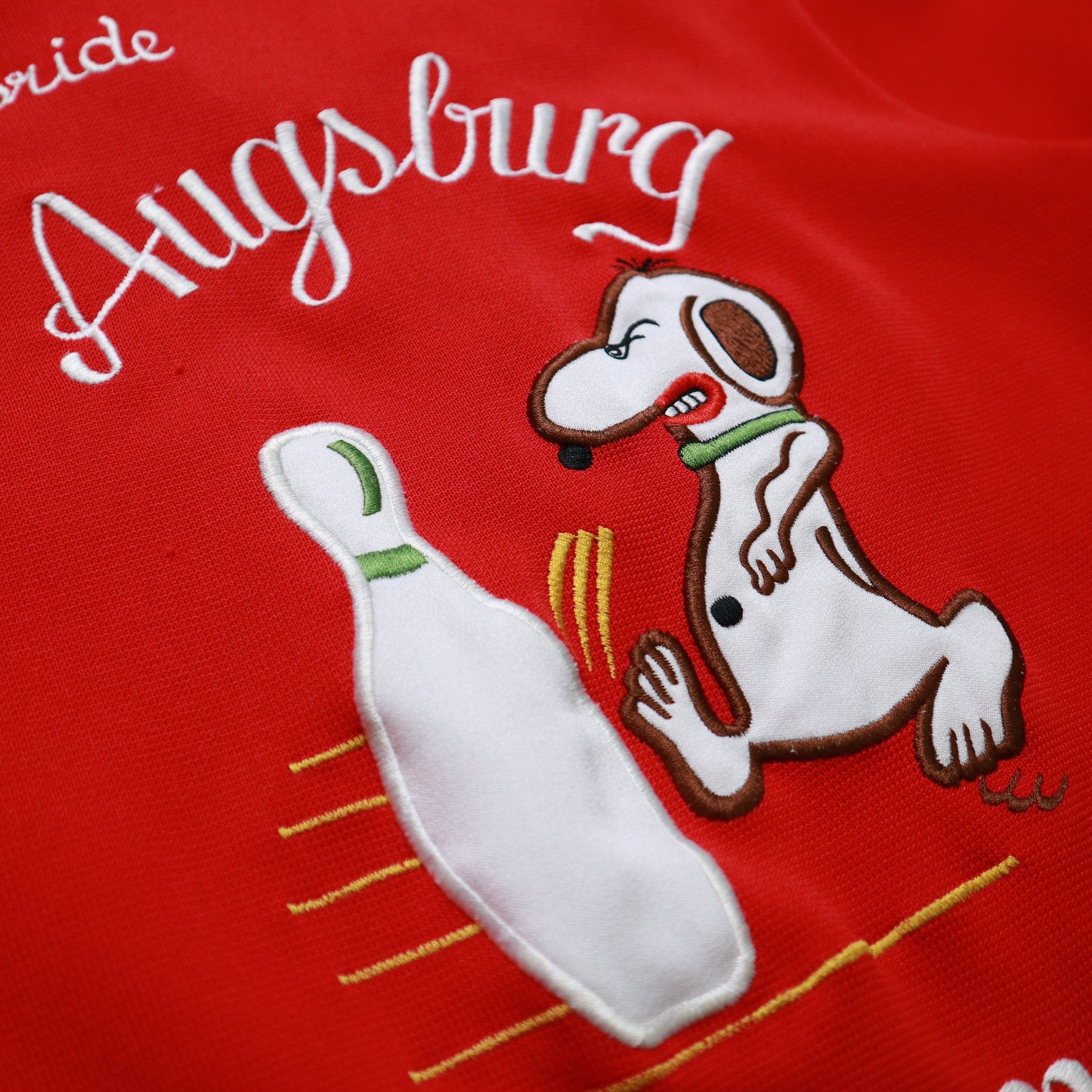 1970s funny dog ​​bowling Shirt USA embroidered bowling shirt