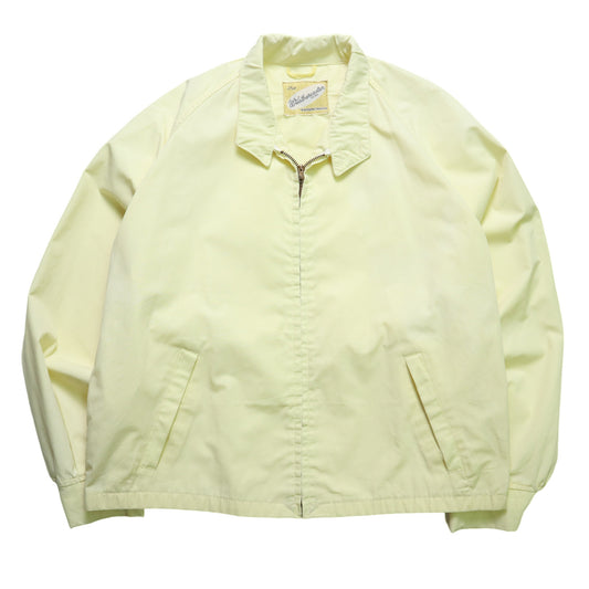 1960s goose yellow Harrington jacket windproof jacket Prentice brass zipper