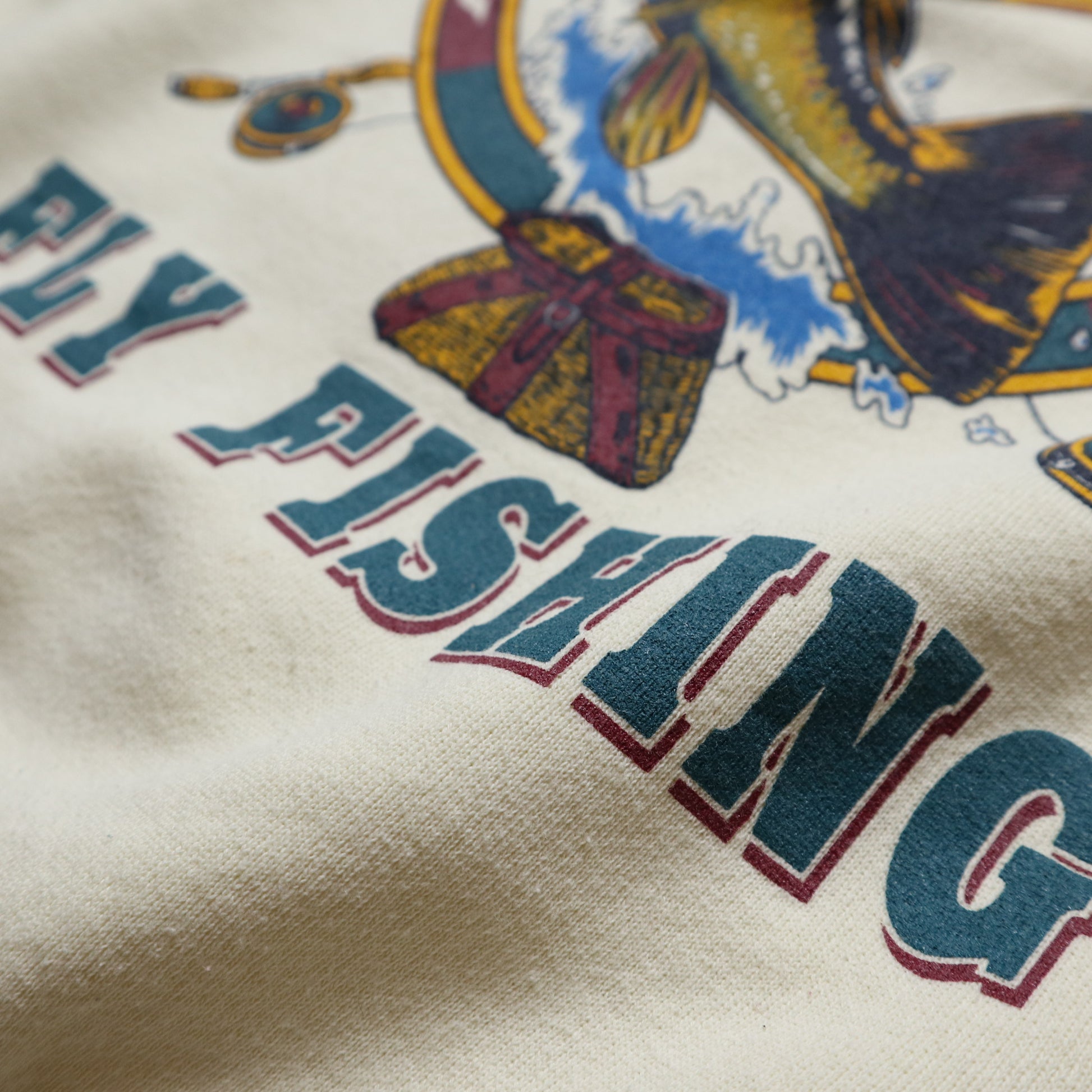 90s American-made Jansport fishing totem sweatshirt vintage sweatshirt –  富士鳥古著