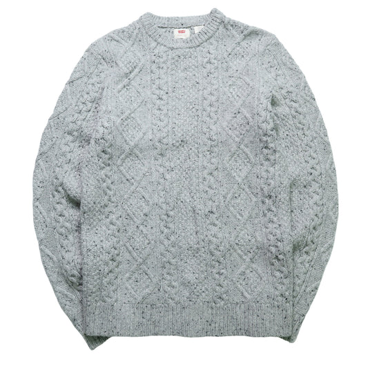 Levi's Gray Fisherman Sweater Wool