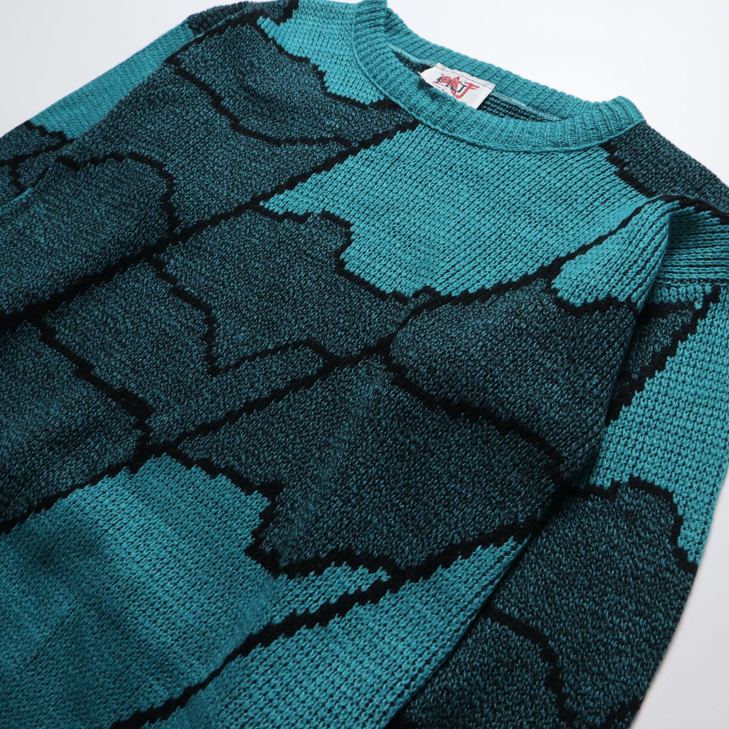American Made Lagoon Totem Knit Sweater