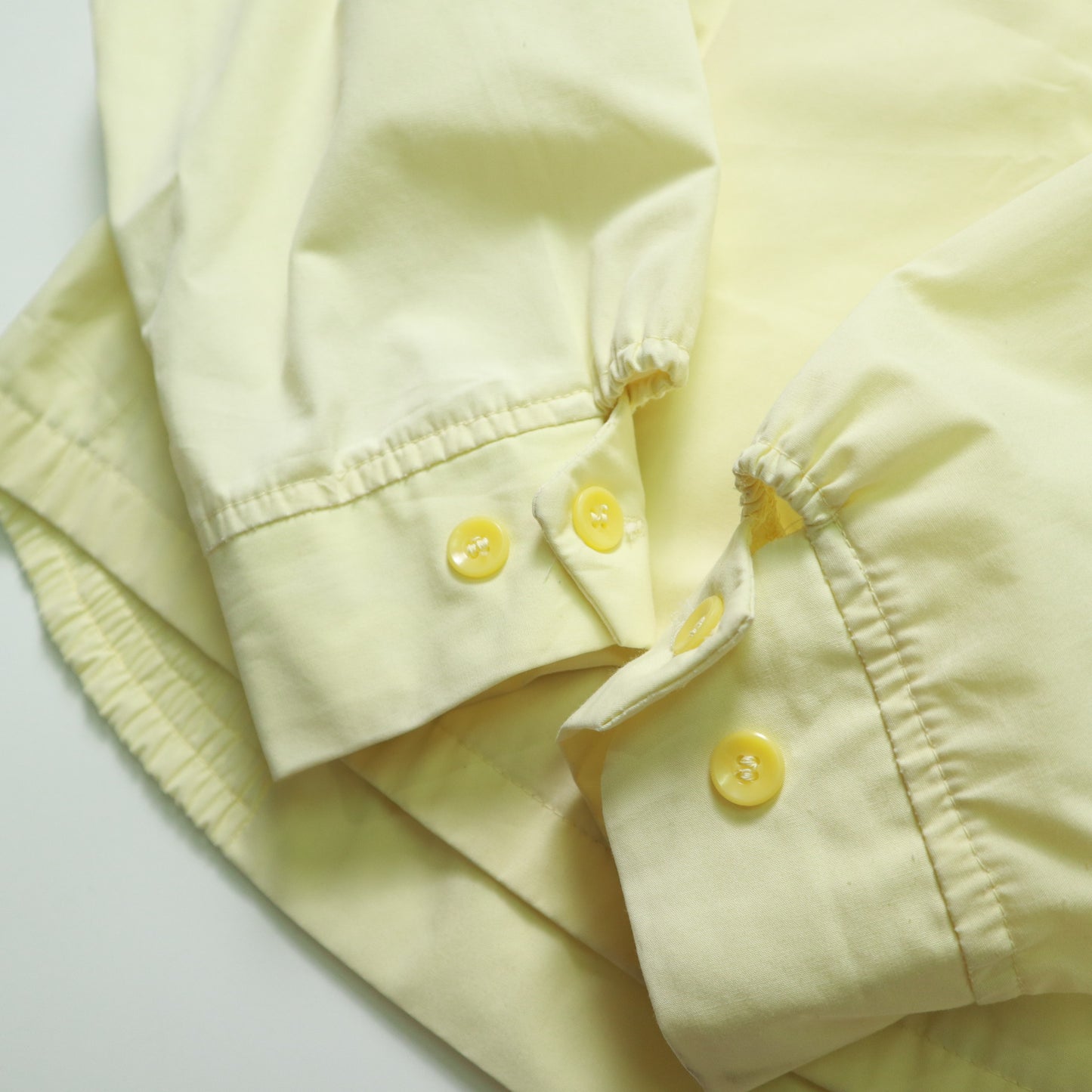 1960s 鵝黃色哈靈頓外套 防風外套 Prentice黃銅拉鍊