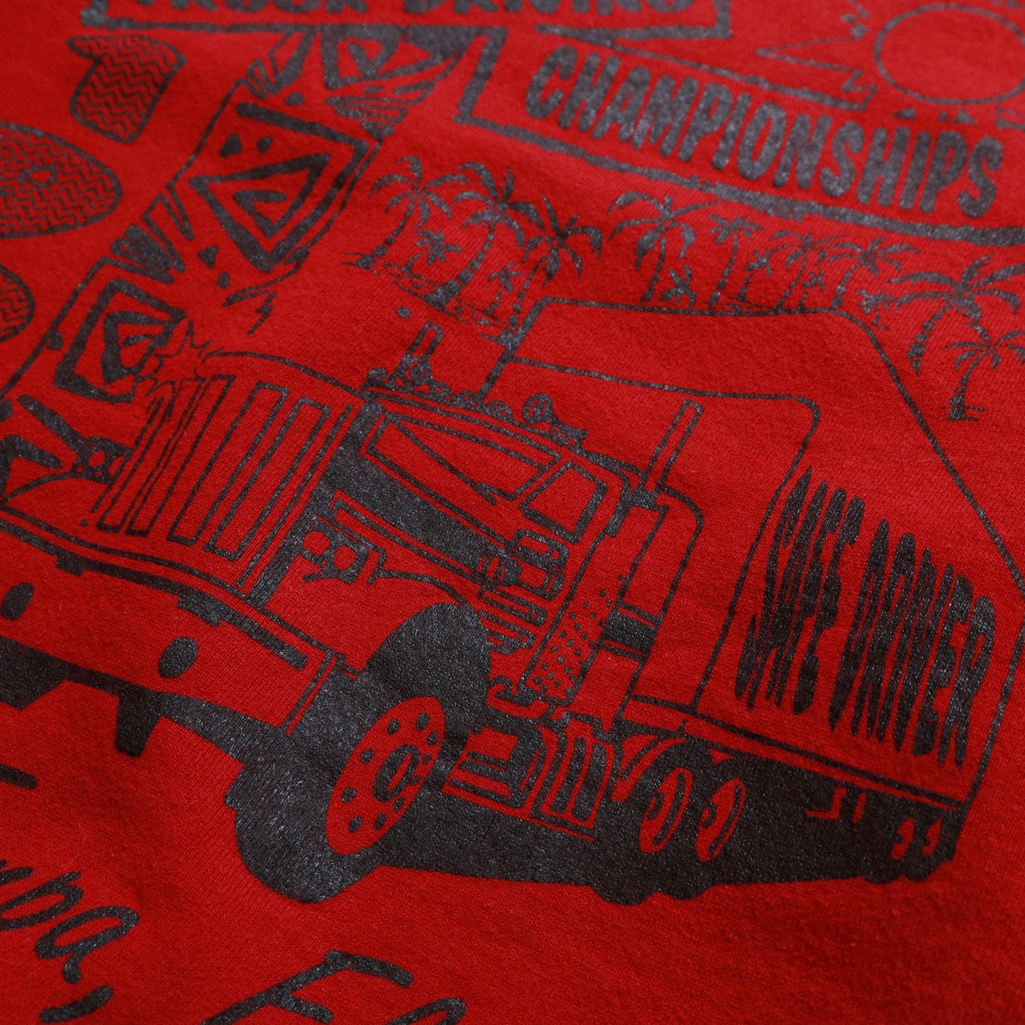 90s American National Truck Driver Championship Totem Sweater University T