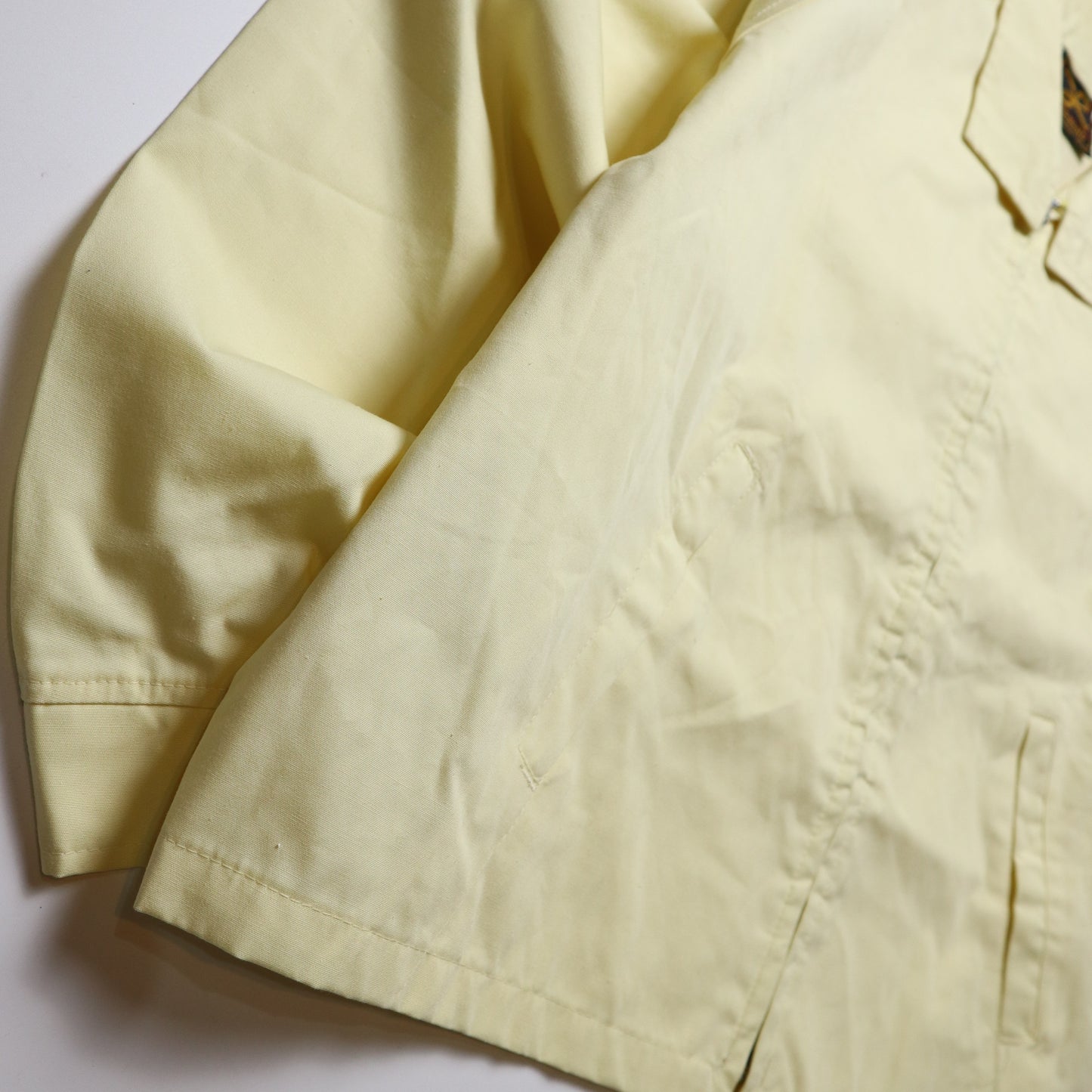70-80s Haband 鵝黃色哈靈頓外套 防風外套