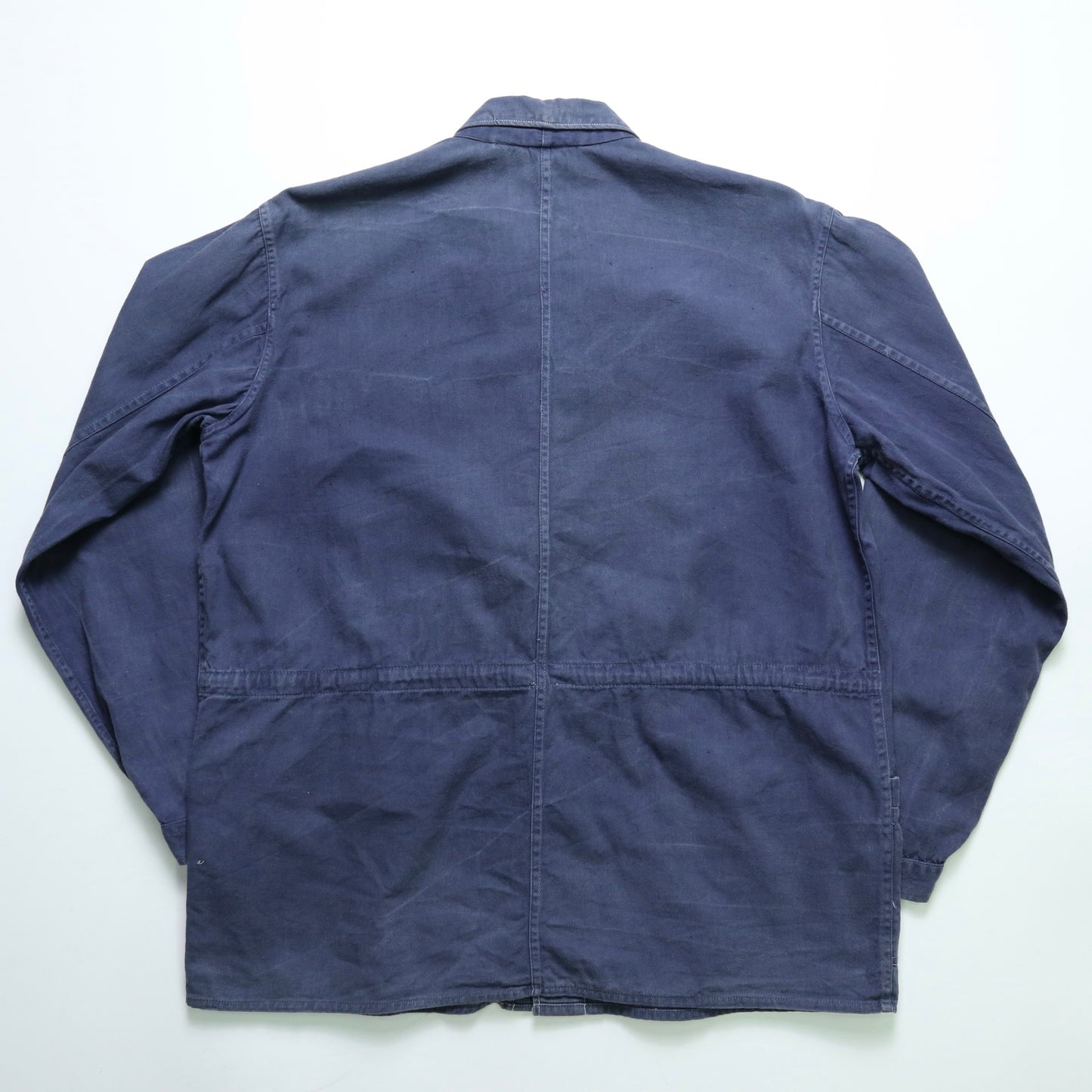 1980s Lotus blue French work jacket