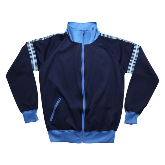 Navy Blue Track Jacket Vintage Coat Track Top