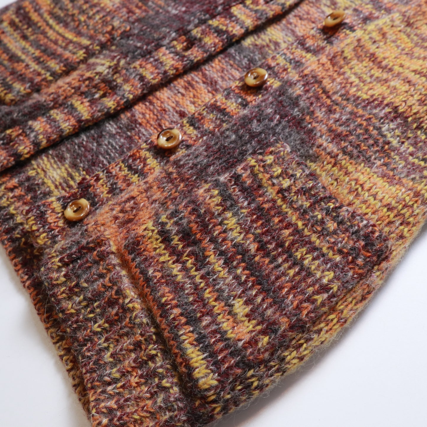 80-90s Demoiselle英國羊毛雙口袋針織背心 100%pure wool