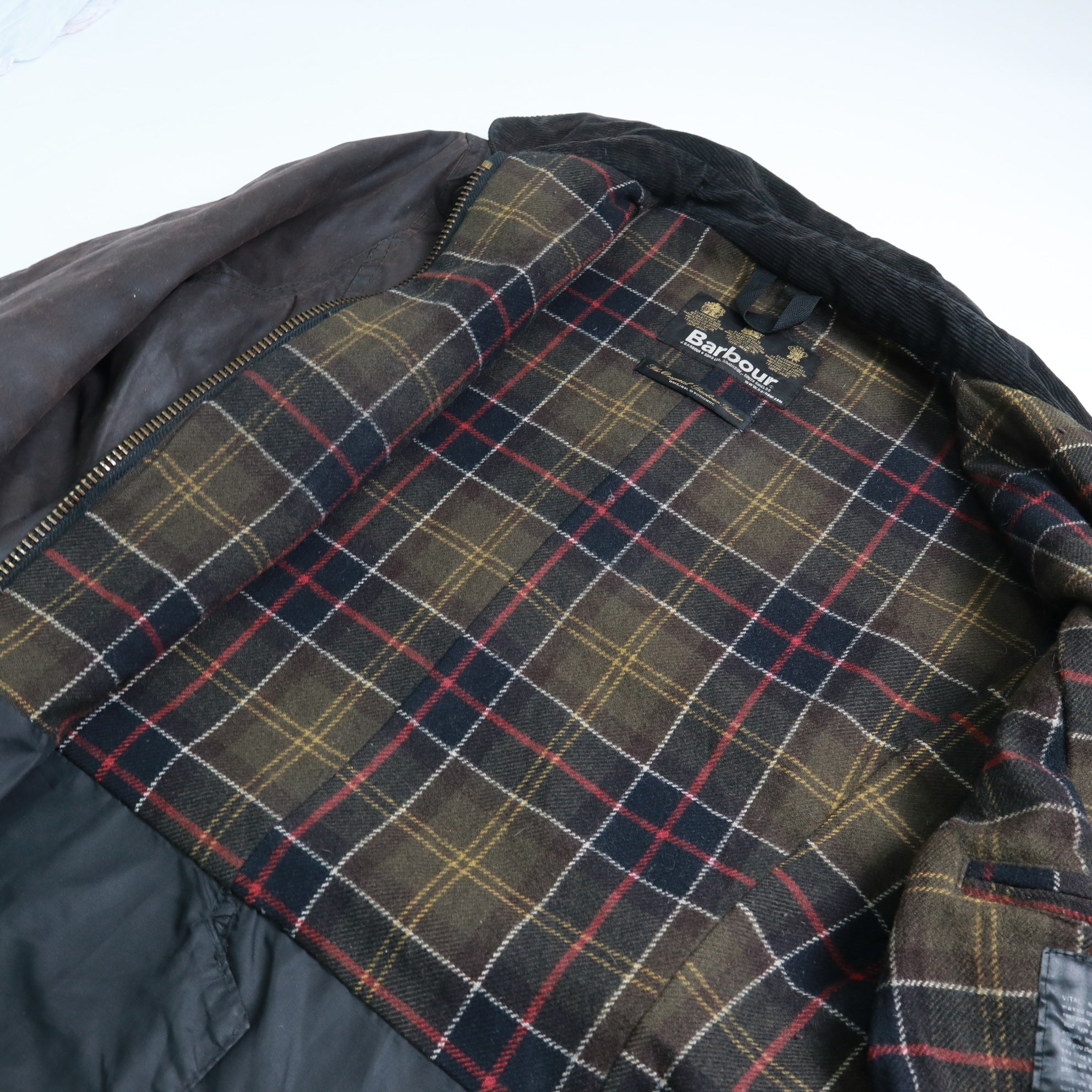 Barbour レディース ニューマーケット ダークブラウン オイルクロス ジャケット