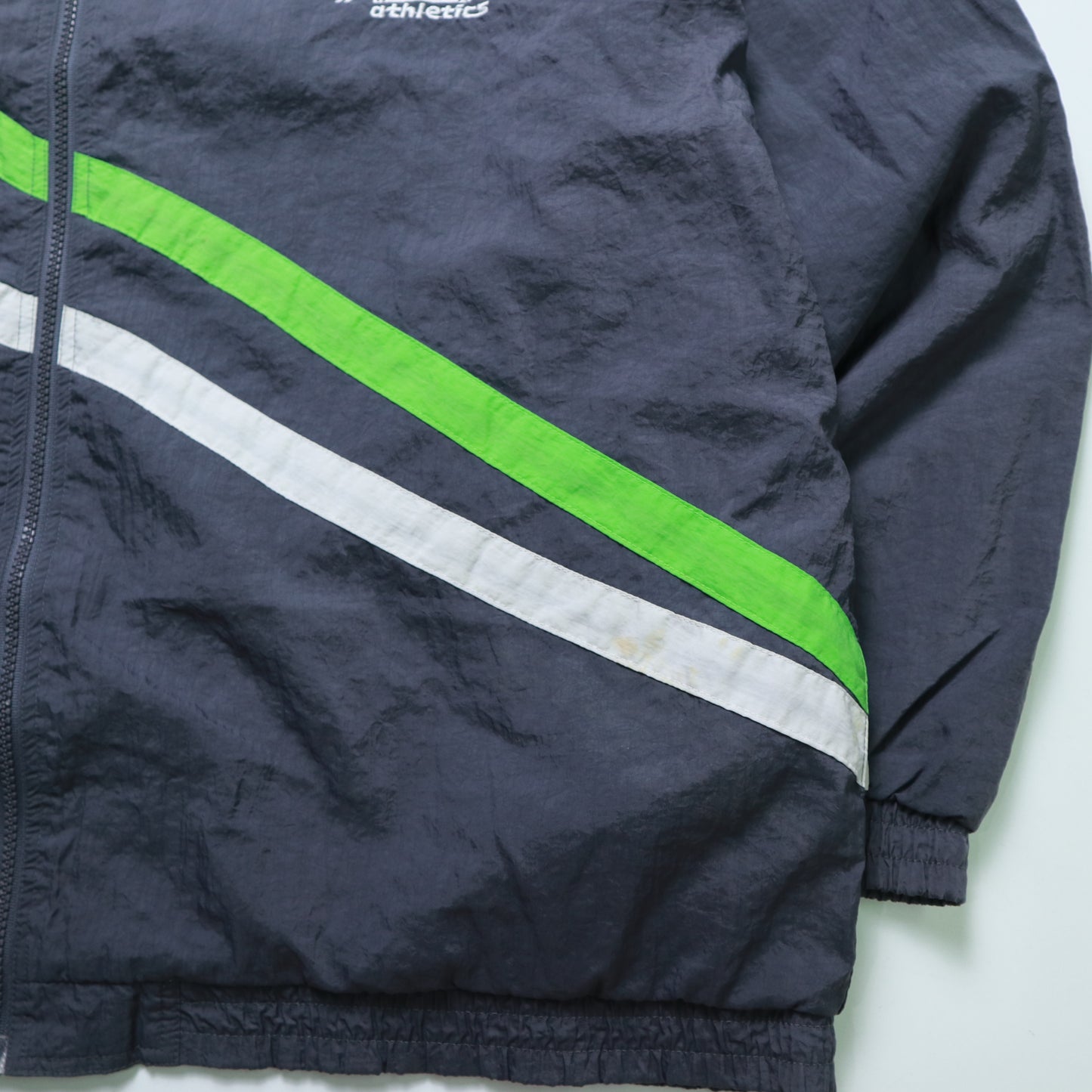 90's Crazy Nylon jacket track and field nylon jacket