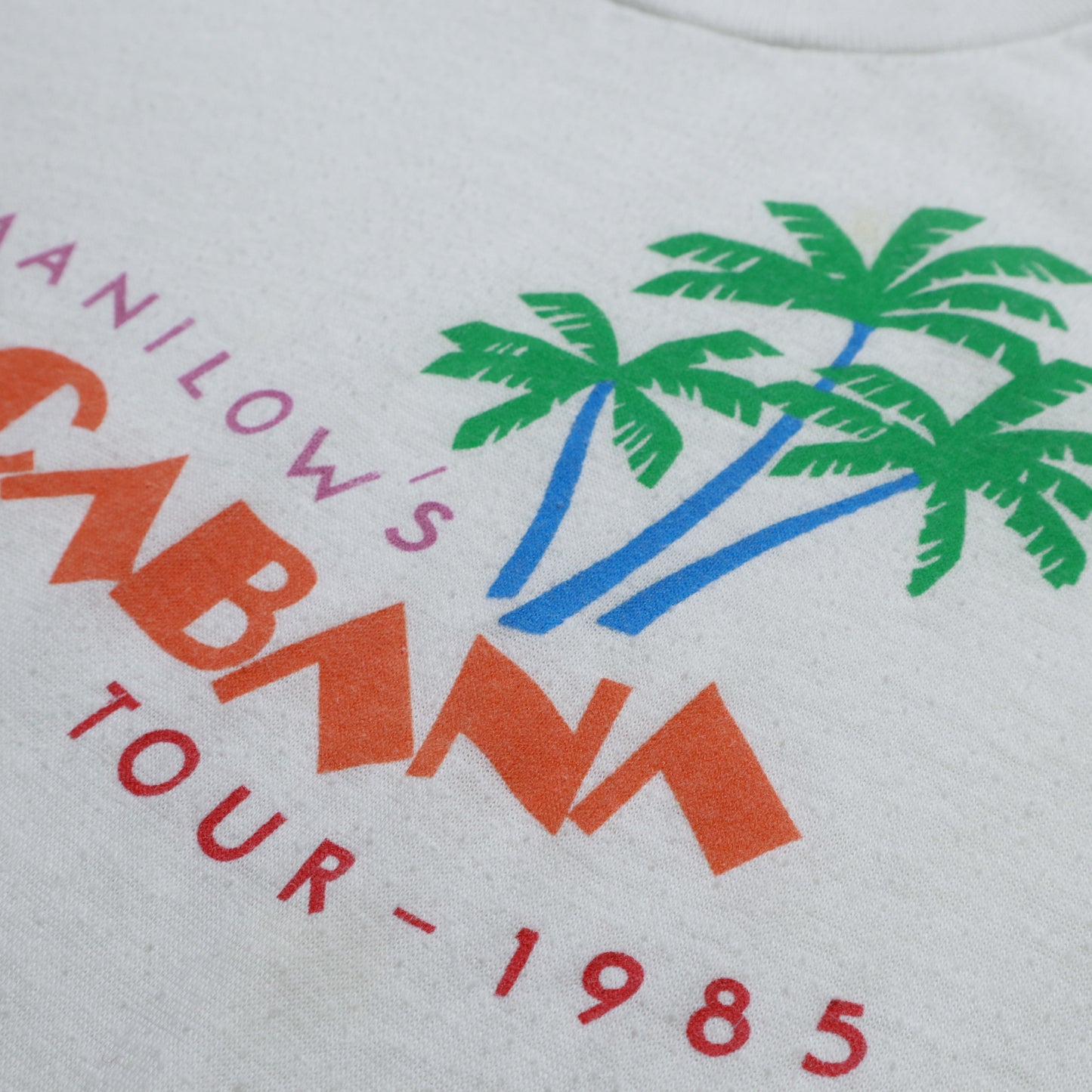 1980年代アメリカ人歌手バリー・マニロウ・コパカバーナTシャツ