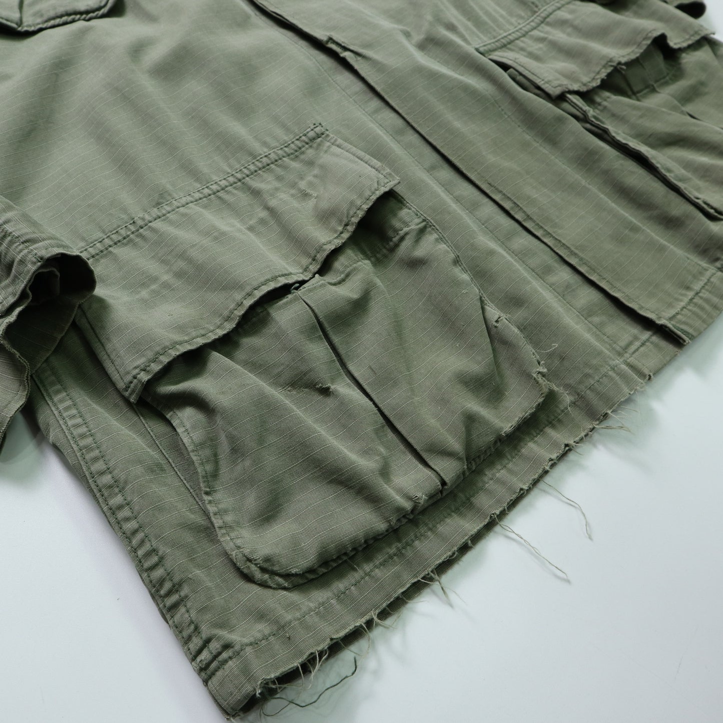 60s US Army jungle jacket US Army issued Vietnam War diagonal pocket field jacket