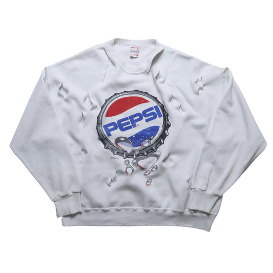 80/90s American-made Pepsi Cola Destruction Sweatshirt