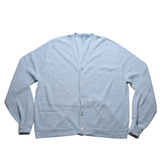 1980s Light Blue Cardigan Cardigan Knit Sweater
