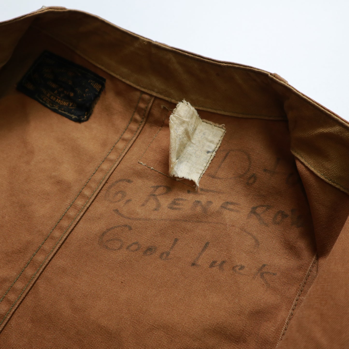 1920s The LMWeed Co. Buckle Back Hunting vest hunting vest