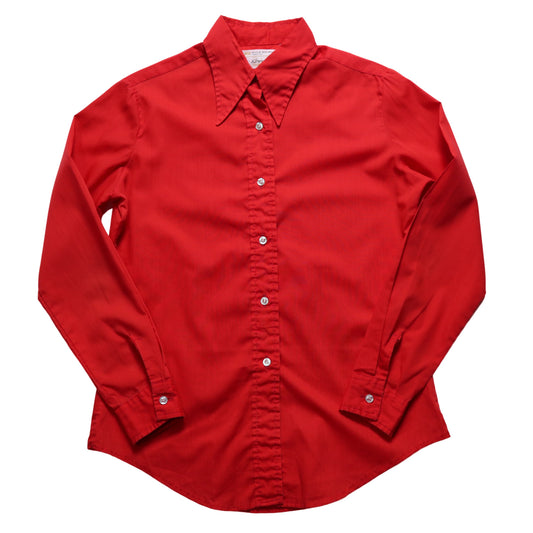 1970s JCPENNEY 紅色箭領襯衫