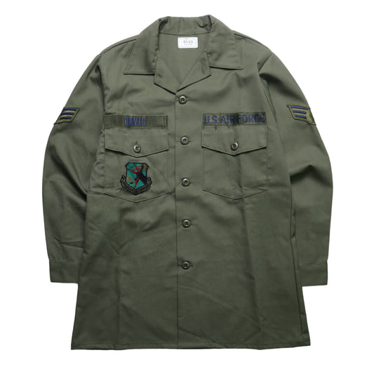 80s US ARMY OG507 Utility Shirt U.S. Army Public Hair Army Shirt