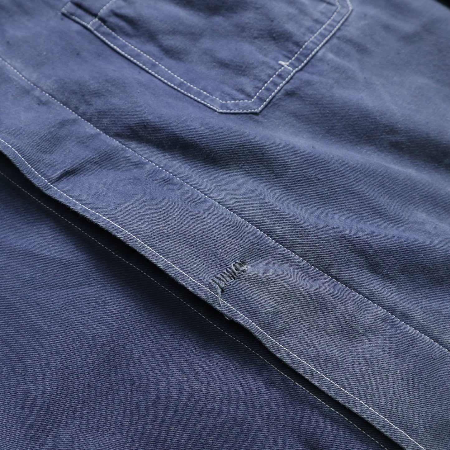 1980s Lotus 藍色法國工裝外套