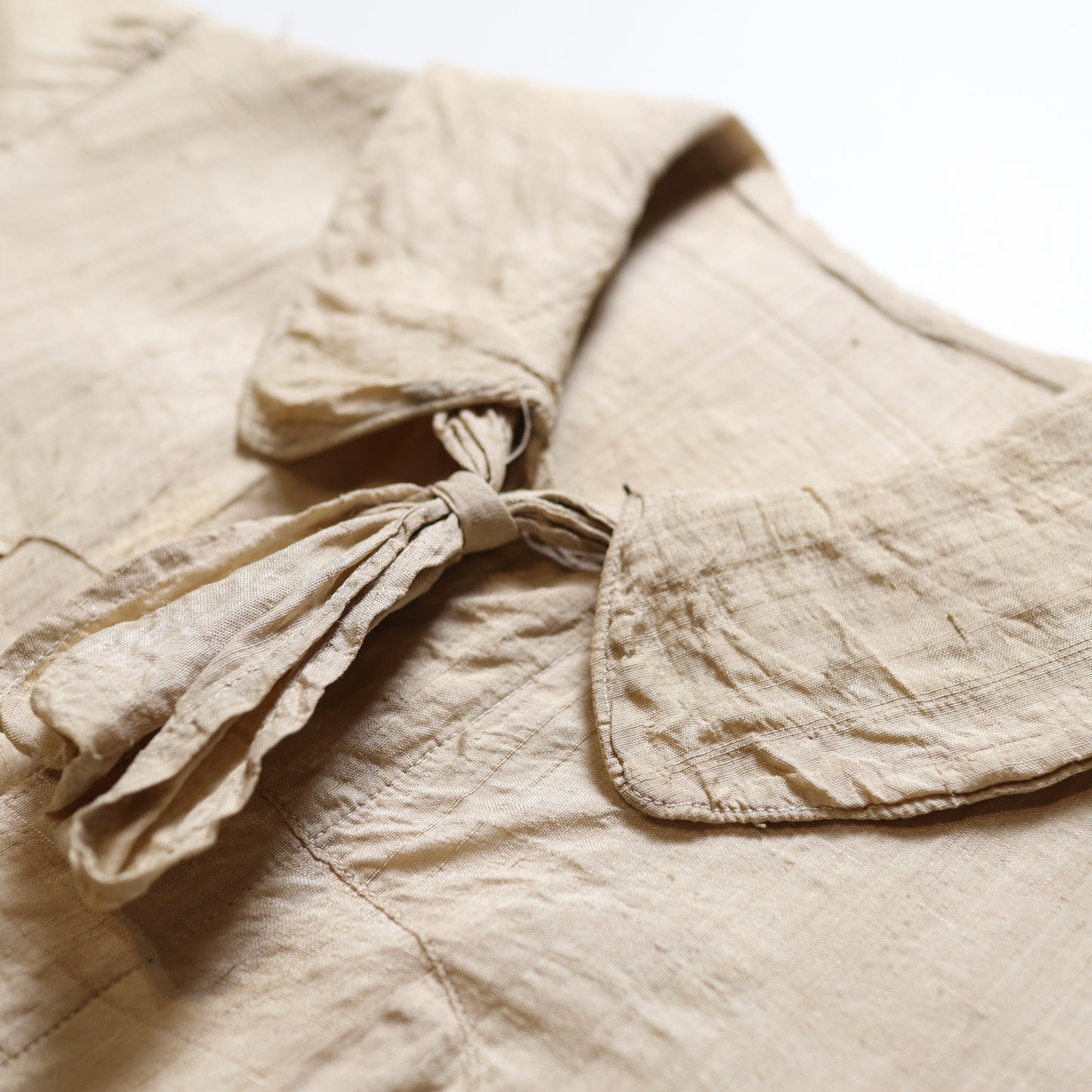 1900s 愛德華時期 古董絲質領結上衣 Antique Edwardian blouse