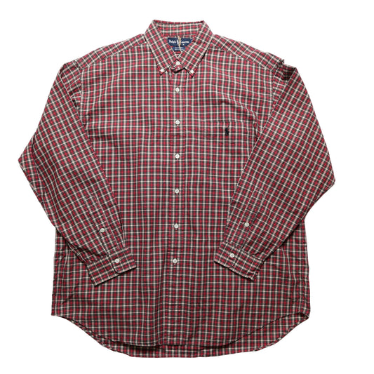 Ralph Lauren Red Check Long Sleeve Shirt