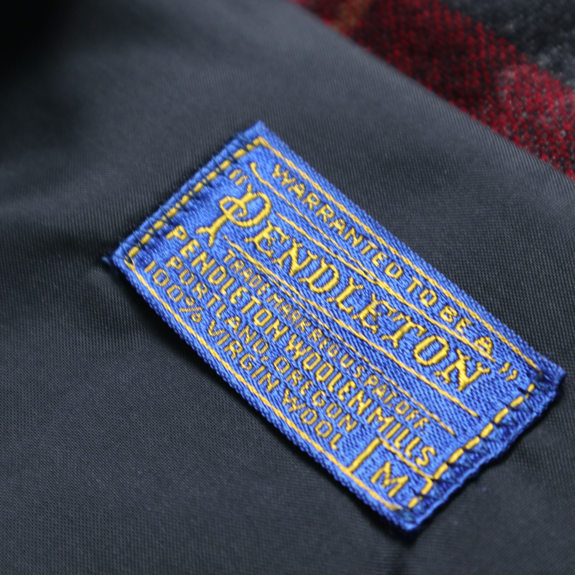 90s USA製 Vintage PENDLETON ウールチェックジャケット-