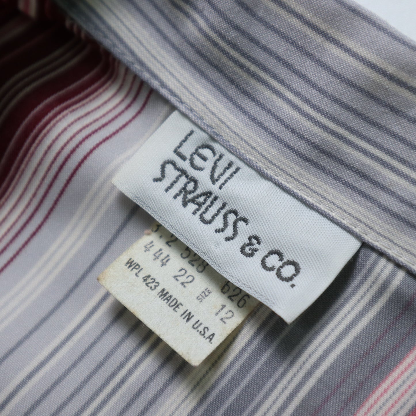 Levi’s 70-80s 美國製 開襟條紋襯衫