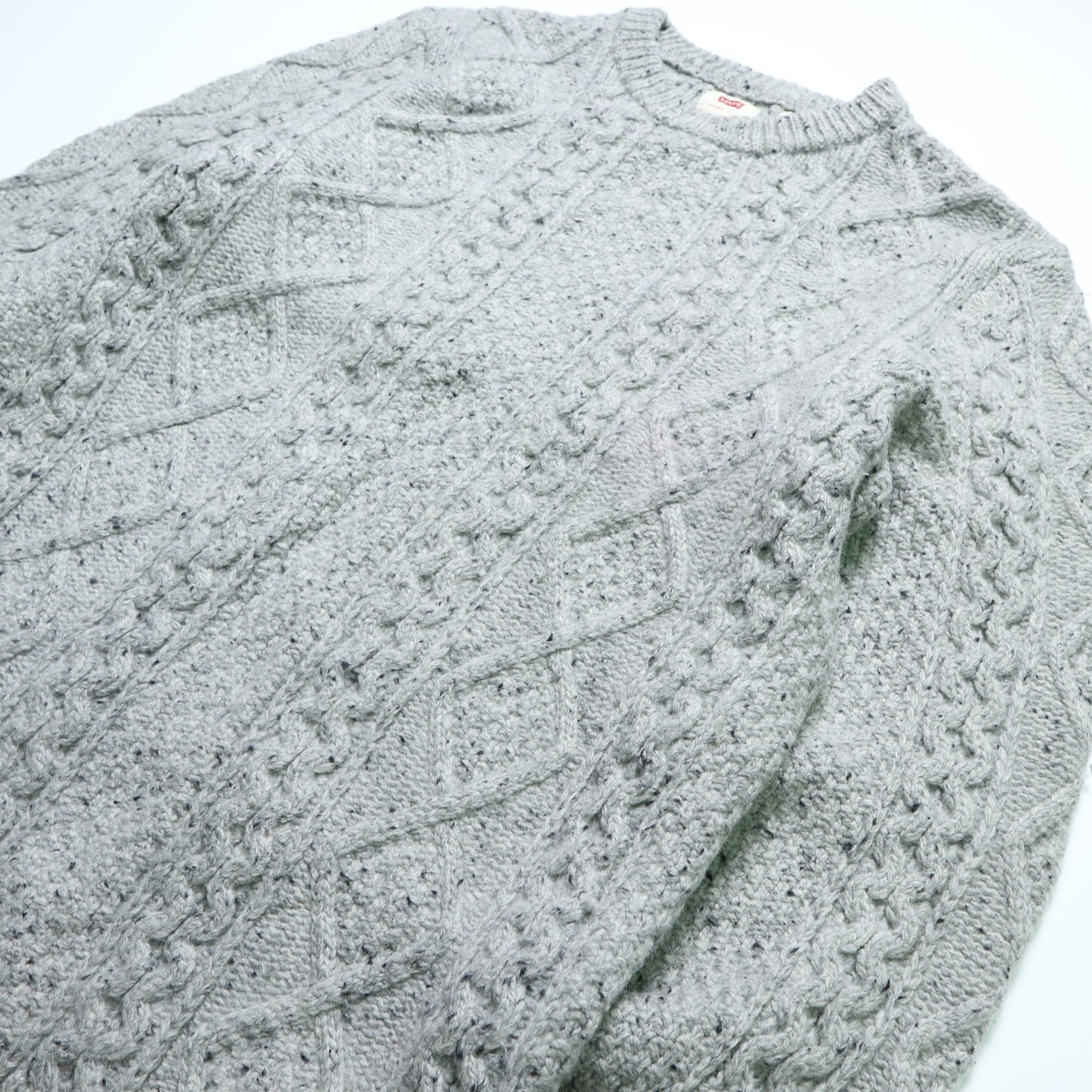 Levi's Gray Fisherman Sweater Wool