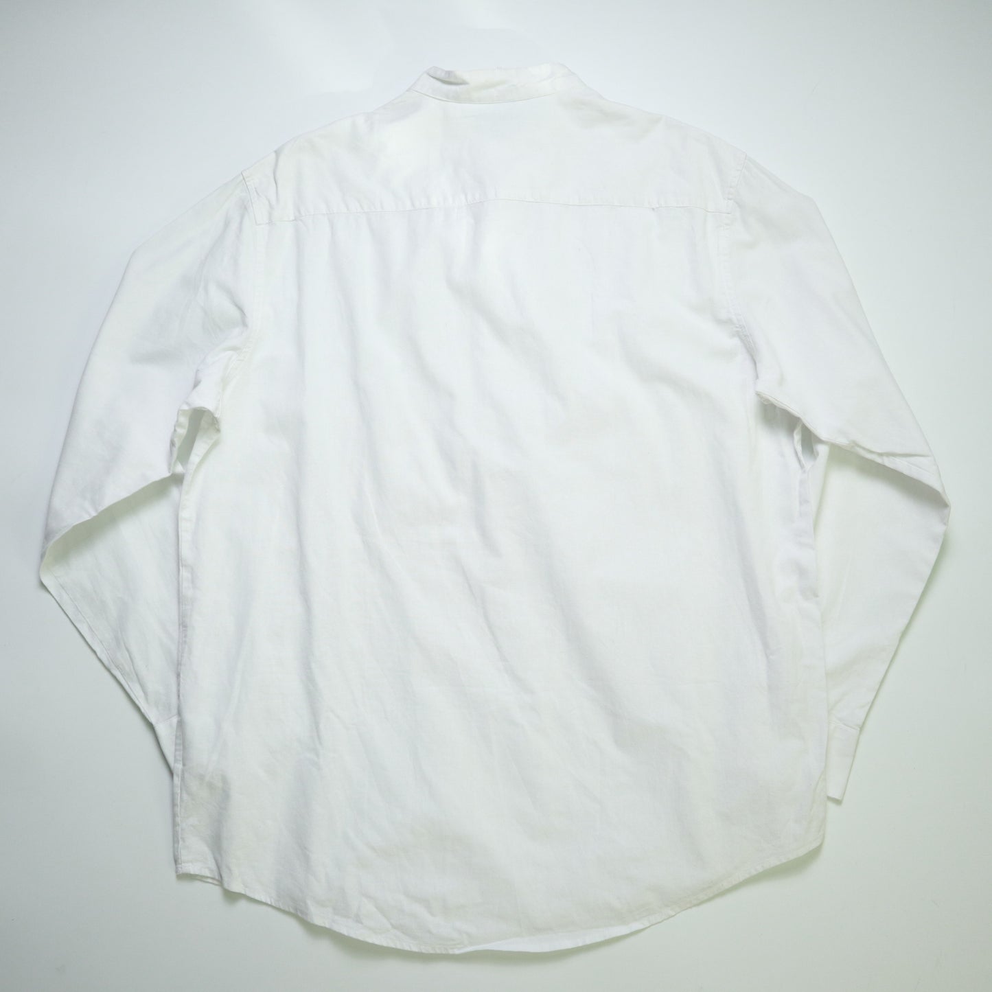 White Cardigan Farmer Shirt Work Shirt