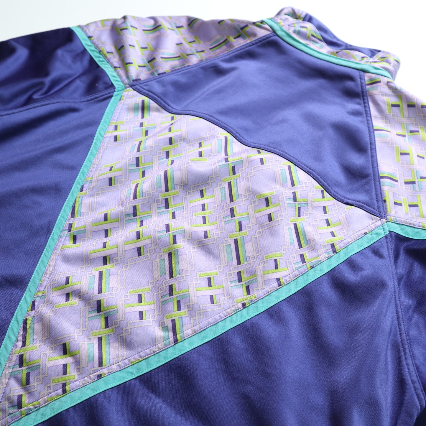 Lotto Purple Stitching Geometric Totem Vintage Jacket