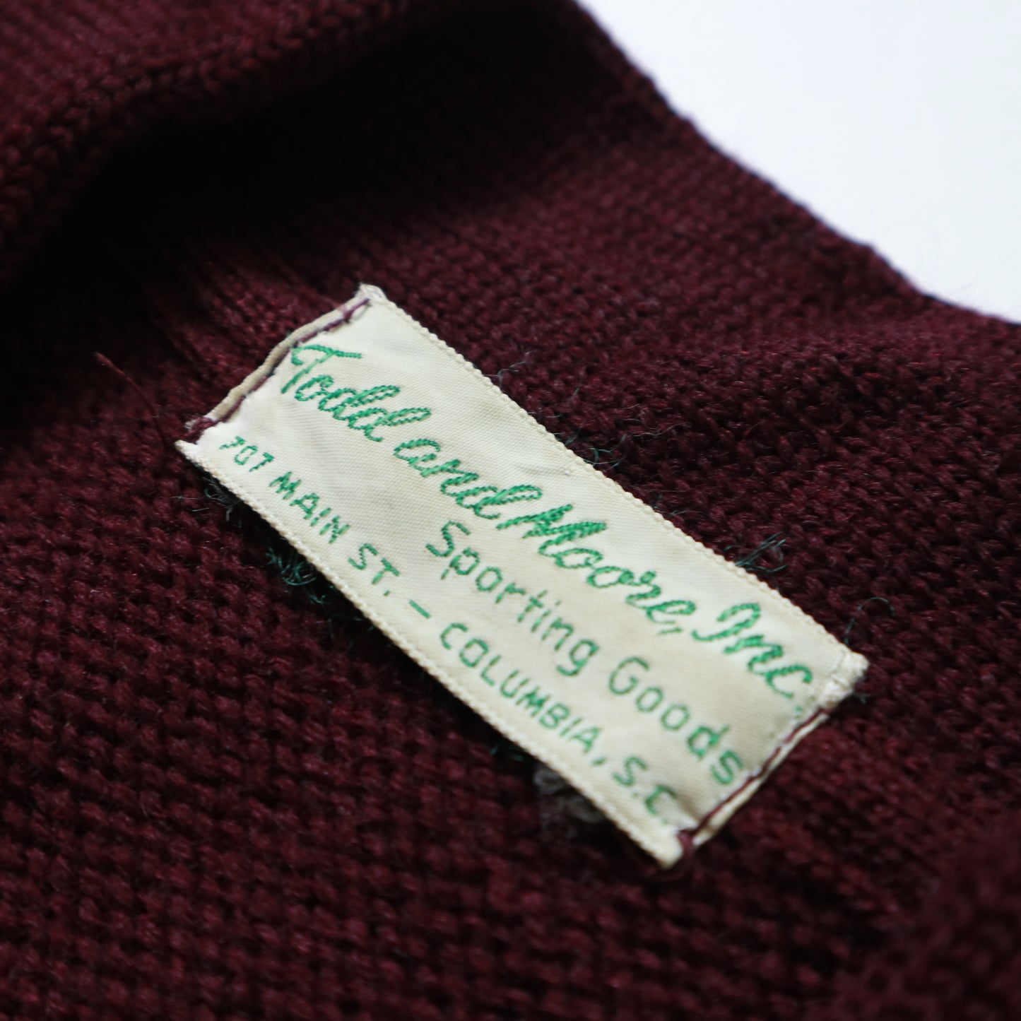 50-60s Wool Letterman Sweater "E"Patch Cardigan